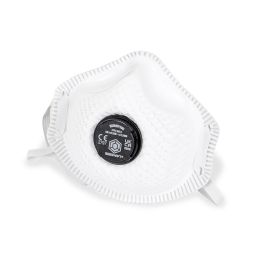 P3 Vented Mesh Cup Mask White