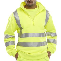 Hi-Viz ¼Zip Sweatshirt