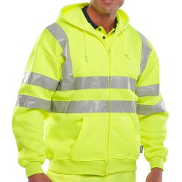 Hi-Viz Zipped Hoodie