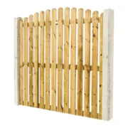 Convex Top Grooved Palisade with Rounded Ends