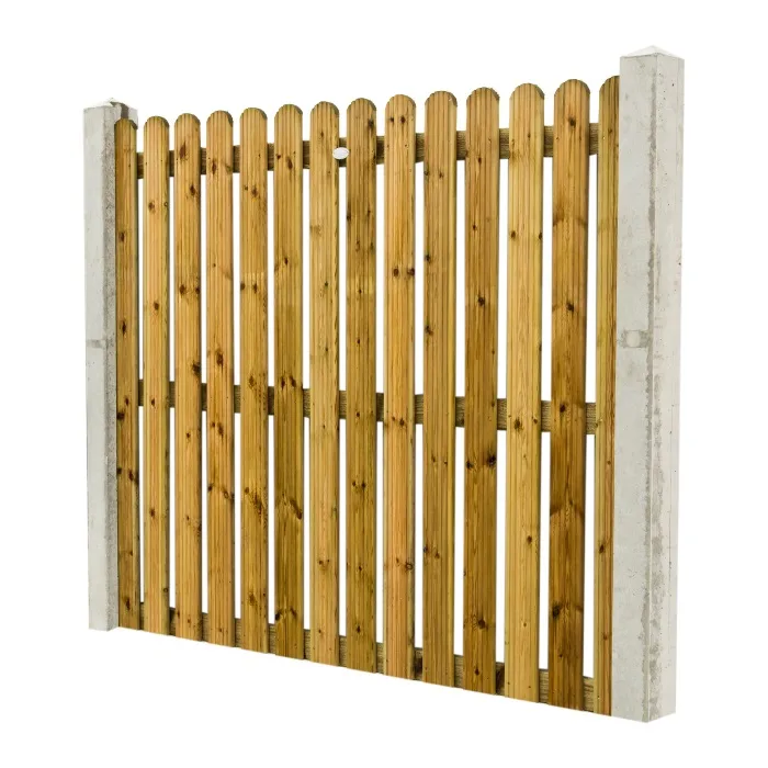 Grooved Palisade with Rounded Ends