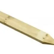 3" x 3" Sawn Pointed Wooden Post