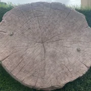 Log Effect - Concrete Stepping Stone 400mm