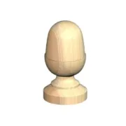 Wooden Acorn Post Finial