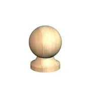 Wooden Ball & Collar -  Post Finial
